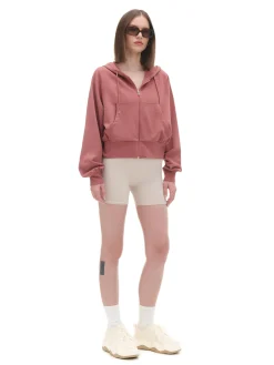 Gładka rozpinana bluza z kapturem