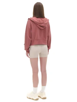 Gładka rozpinana bluza z kapturem