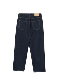 Granatowe jeansy baggy