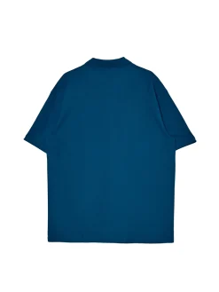 Granatowe polo z printem smoka