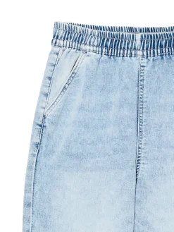 Jasne jeansowe joggery