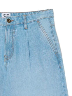 Jasne jeansy balloon baggy