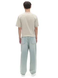 Jasne jeansy loose baggy