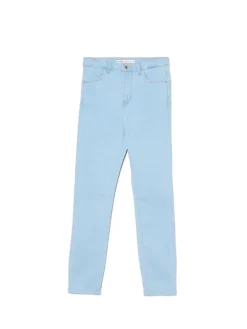 Jasne jeansy push up PETITE