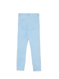 Jasne jeansy push up PETITE