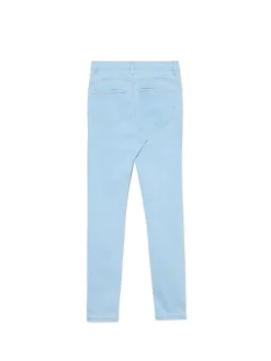 Jasne jeansy skinny push up