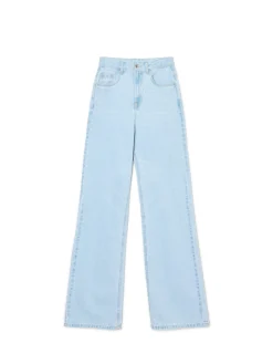 Jasne jeansy wide leg TALL