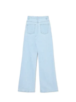 Jasne jeansy wide leg TALL