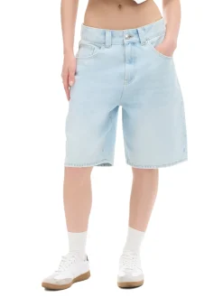 Jasne szorty denim bermudy