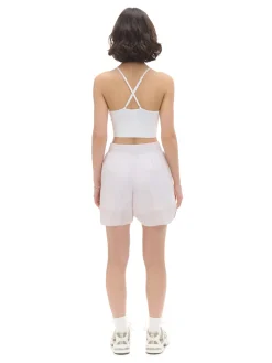 Jasne szorty w paski