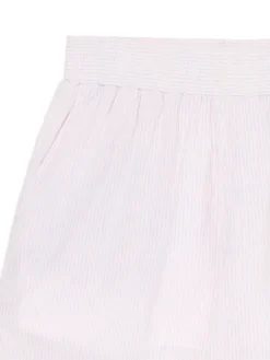 Jasne szorty w paski