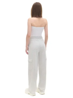 Jasnoszare spodnie dresowe