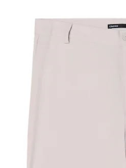 Jasnoszare spodnie z wysokim stanem