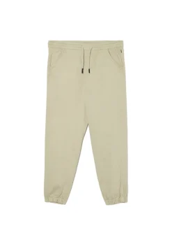 Jasnozielone dresowe joggery loose