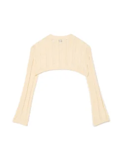 Jasny krótki sweter