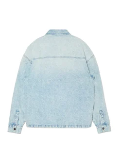 Jeansowa koszula retro