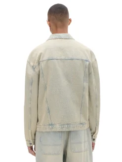 Jeansowa kurtka katanka oversize