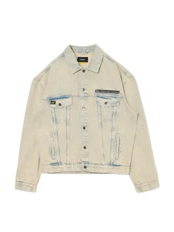 Jeansowa kurtka katanka oversize