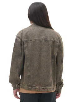 Jeansowa kurtka katanka oversize