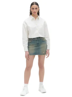 Jeansowa spódnica mini