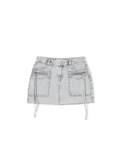 Jeansowa spódnica mini