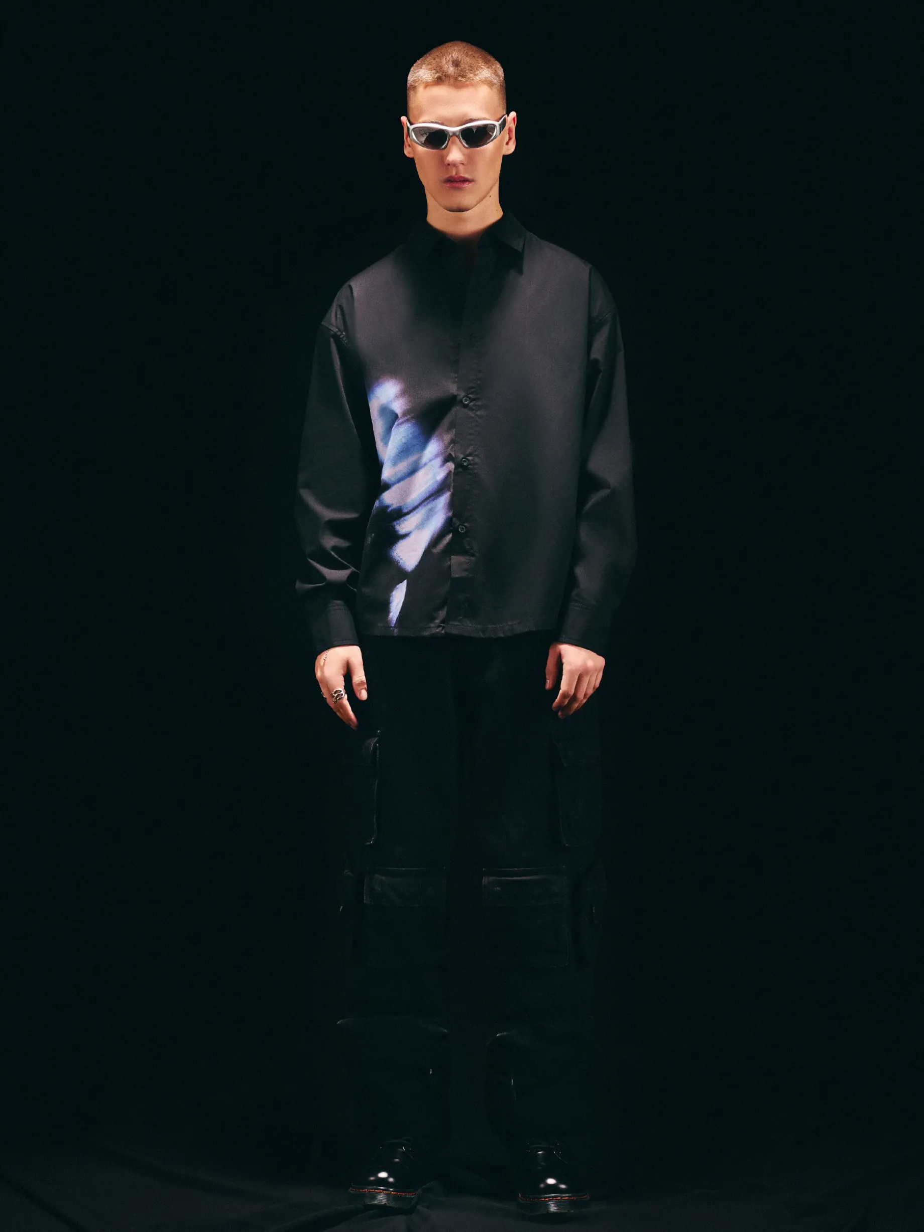 Jeansy baggy multipockets