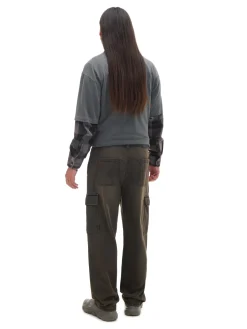 Jeansy baggy z kieszeniami cargo