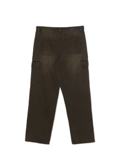 Jeansy baggy z kieszeniami cargo