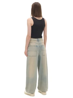 Jeansy skater w stylu vintage