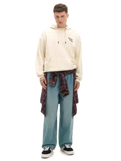 Jeansy skater z gumą w pasie