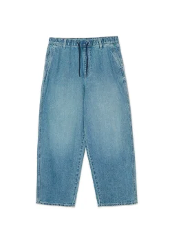 Jeansy skater z gumą w pasie