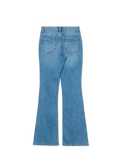 Jeansy skinny flare