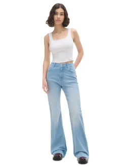 Jeansy slim flare