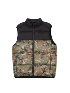 Kamizelka z militarnym wzorem