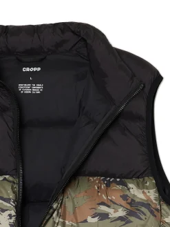 Kamizelka z militarnym wzorem