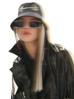 Kapelusz bucket hat z naszywką