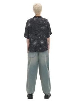 Koszula oversize z artystycznym nadrukiem