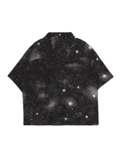 Koszula oversize z artystycznym nadrukiem