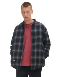 Koszula w kratę z haftem