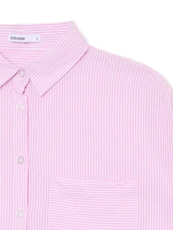 Koszula w różowe paski