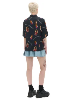 Koszula z nadrukiem z różami