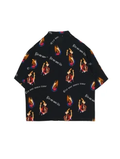 Koszula z nadrukiem z różami