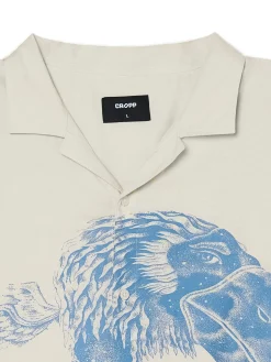 Koszula z wiskozy ze zwierzęcym motywem