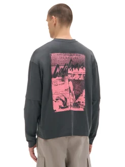 Koszulka longsleeve z amerykańskim motywem