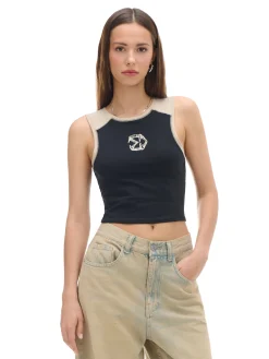 Koszulka na szerokich ramiączkach