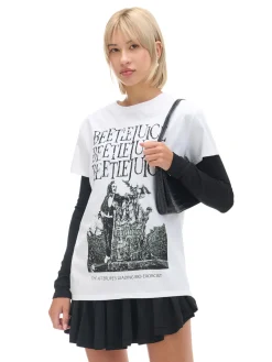 Koszulka oversize z Beetlejuice