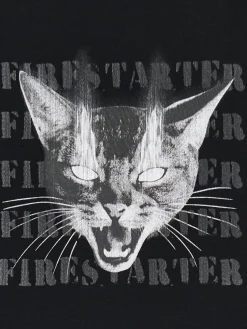 Koszulka z nadrukiem kota