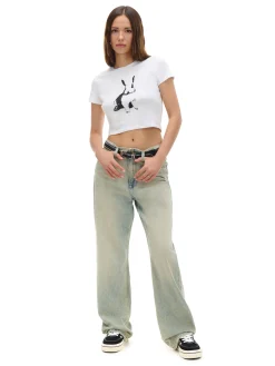 Koszulka z nadrukiem królika