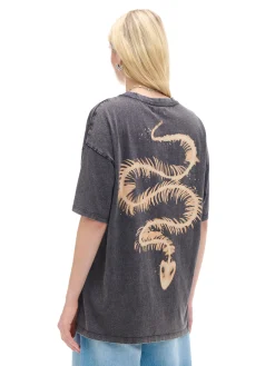 Koszulka z nadrukiem po obu stronach UNISEX