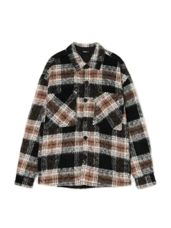 Kraciasta koszula z miękkim wykończeniem